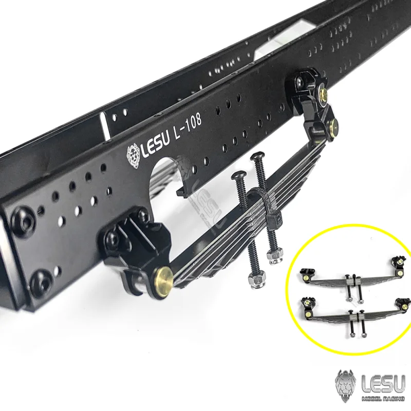 LESU Suspension Fastener Front Suspension Set Straight Plate For 1/14 Tamiya RC Trucks DIY Tractor Car Model Parts
