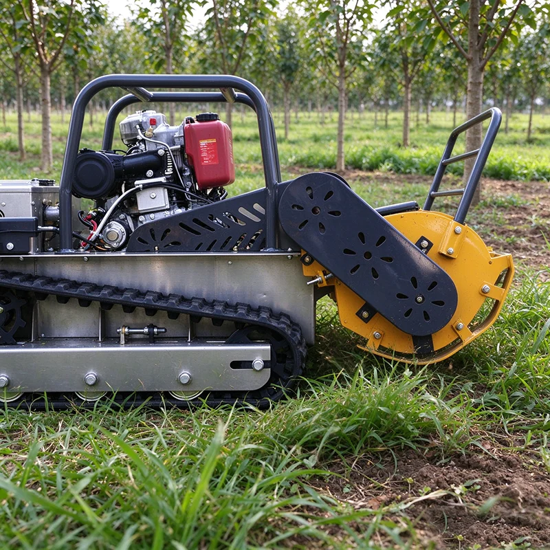 Smart Adjustable Remote‑Controlled Lawn Mower Rechargeable Robotic Grass Cutting Machine for Household Outdoor Lawn
