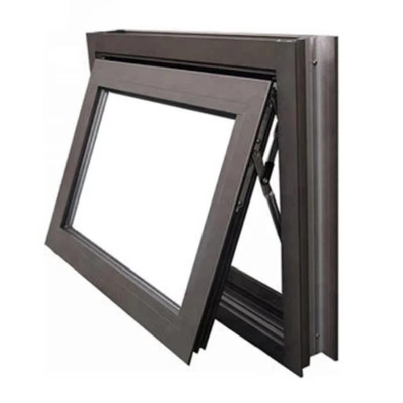 Residential pendulum top hanging window Aluminum casement window Awning top hinged window