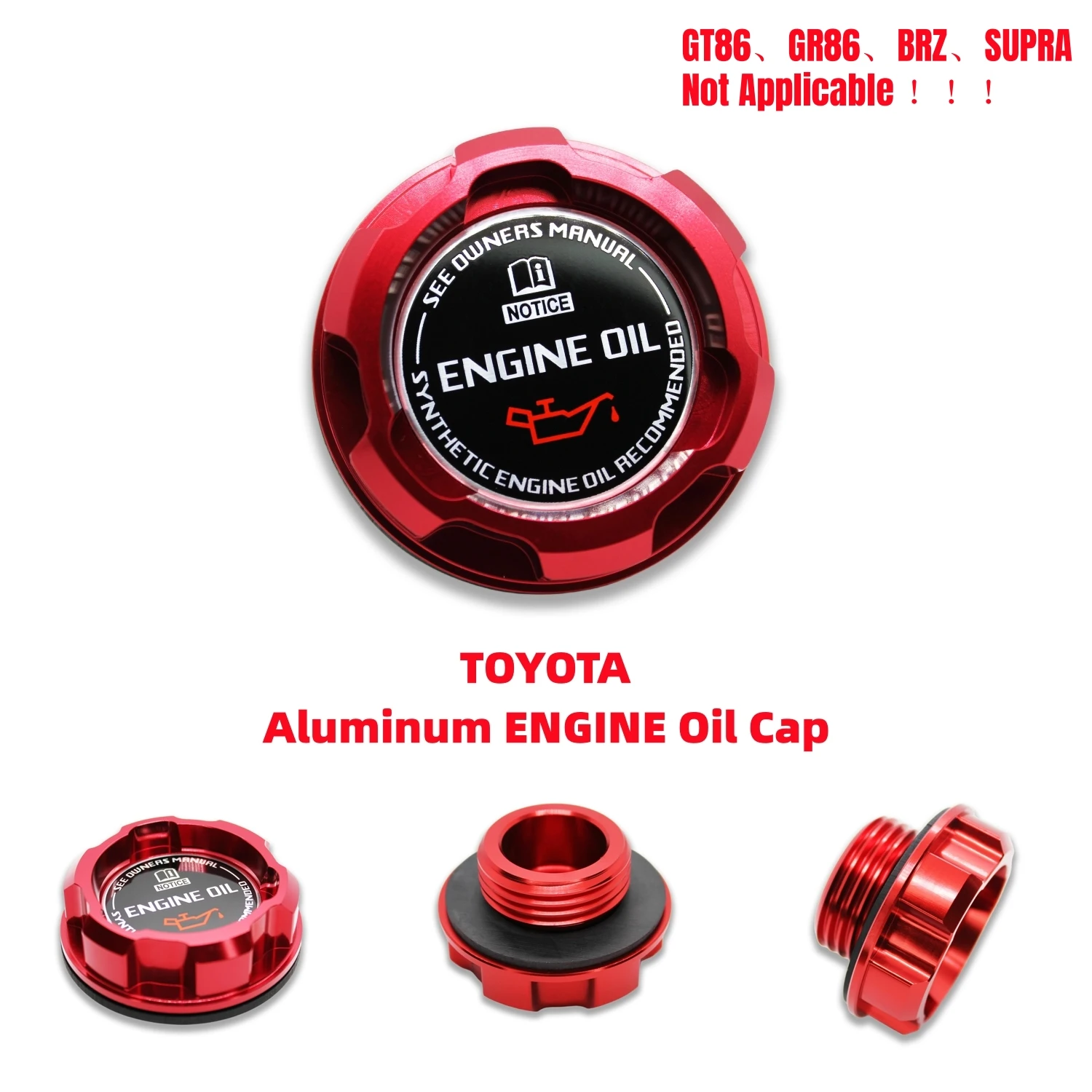 A nova tampa de óleo do motor de alumínio para toyota corolla levin celica gts jdm traneno ae86 matriz mr2 yaris xrs scion camry