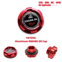 The New Aluminum ENGINE Oil Cap For Toyota COROLLA LEVIN CELICA GTS JDM TRUENO AE86 MATRIX MR2 YARIS XRS SCION CAMRY