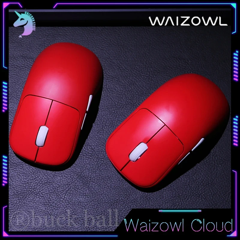 

Waizowl Ogm Cloud Mosue Tri Mode Беспроводная Bluetooth Легкая эргономичная мышь Paw3395 Киберспорт Пользовательский аксессуар для компьютера