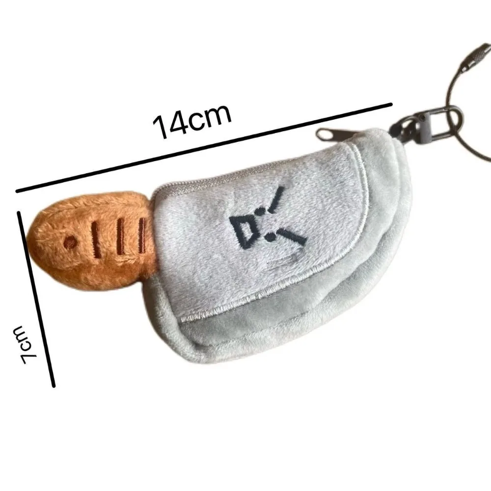 Zabawny, nietypowy pluszowy wisiorek, mini portmonetka, etui na słuchawki, prezent