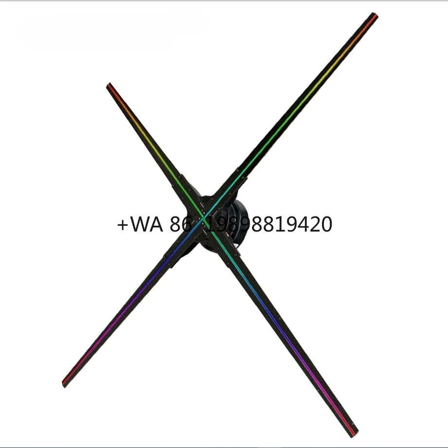

3D Hologram Advertising LED Fan 100SD+ Naked Air Hang Holographic 1440pcs LED Resolution 3D Hologram Projector Fan