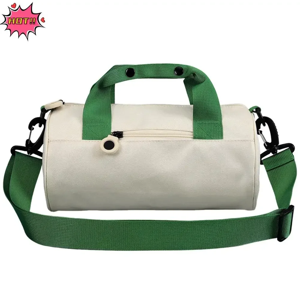 

Разноцветные сумки через плечо, цилиндрическая рабочая сумка одного цвета, водонепроницаемая спортивная сумка большой вместимости