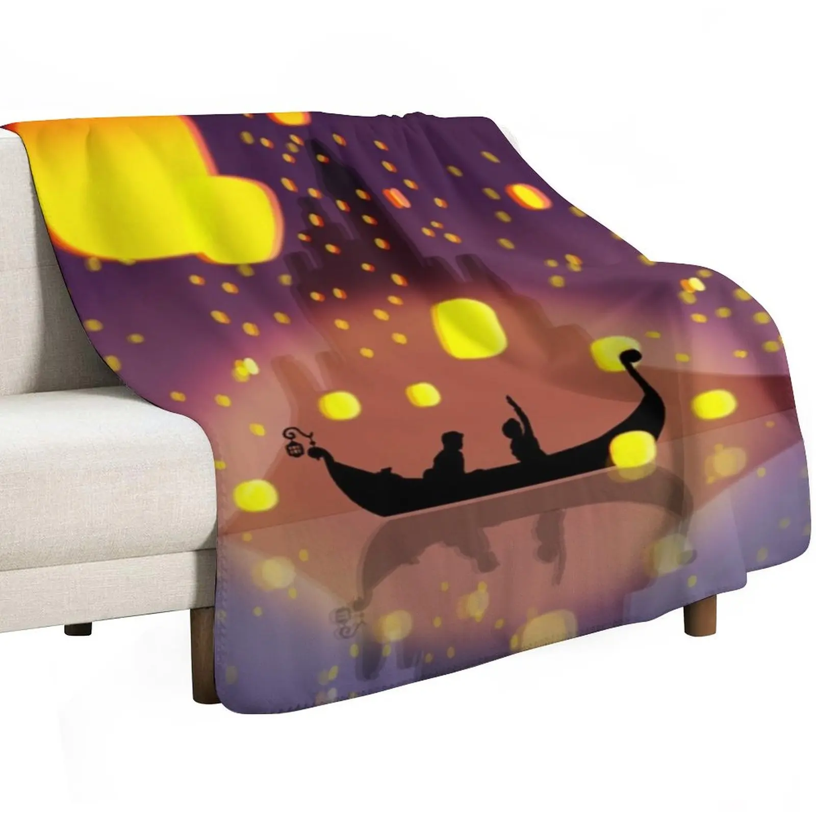 Tangled I See the Light Throw Blanket valentine gift ideas Cute Shaggy Beautifuls Furry Soft Plush Plaid Blankets