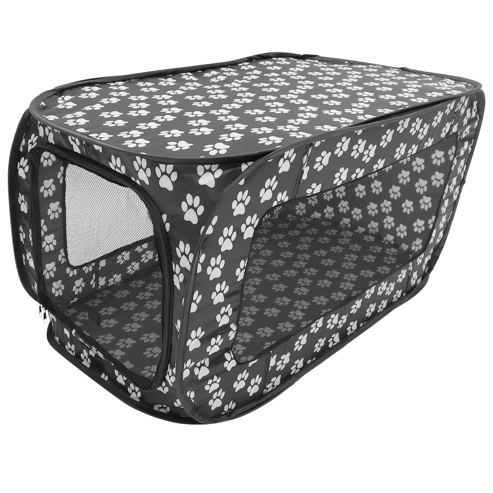 Portátil dobrável pet tenda cão cercadinho cerca filhote de cachorro tenda ao ar livre malha gato ninho pequenos cães interior ao ar livre ninho para animais de estimação