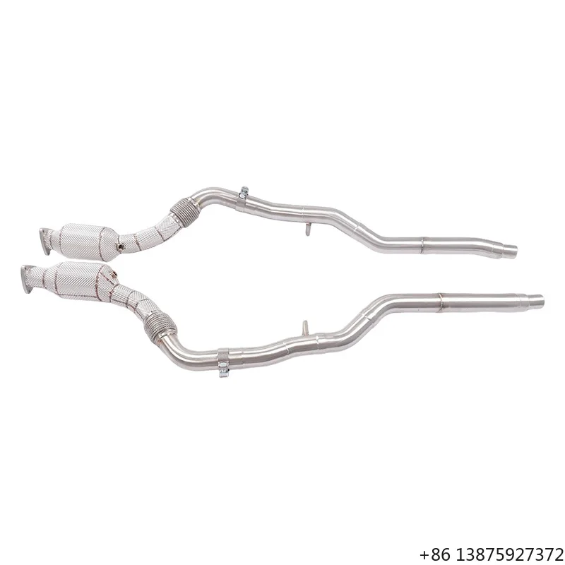 

High-Performance for A6 C6 3.0T Stainless Steel Exhaust Catted Downpipe Front Pipe System
