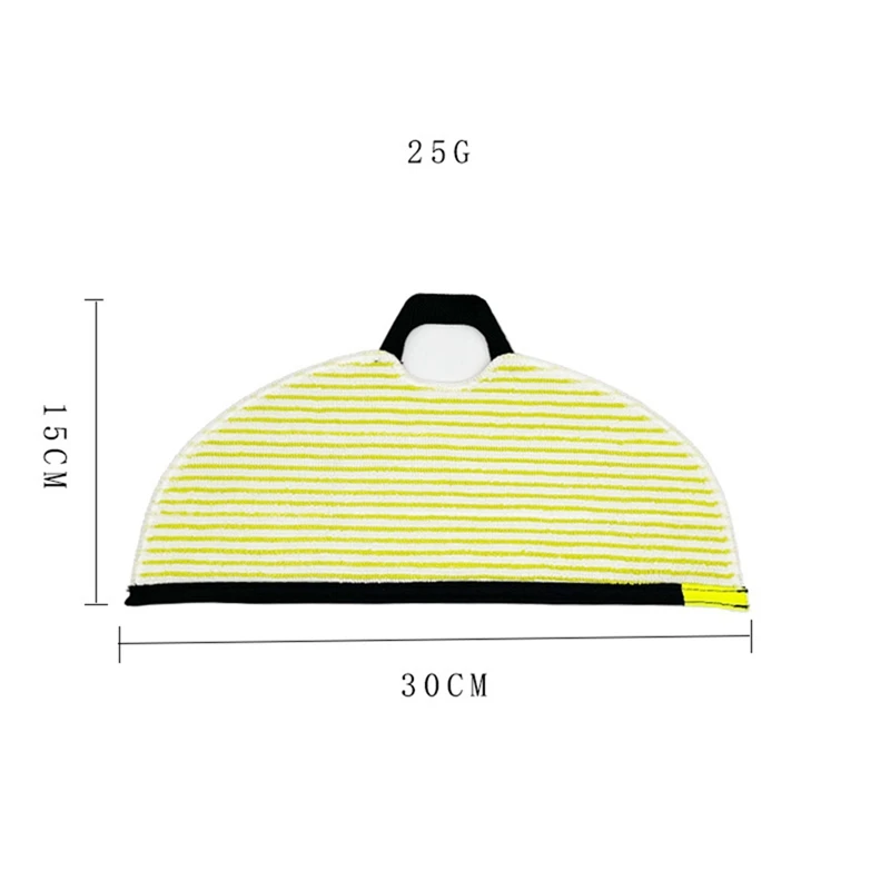 ل القرش AI VACMOP روبوت فراغ ، نموذج أرقام القرش RV2610WA Aiultra ستوكات التطهير Pads-10Pack ، أصفر/رمادي