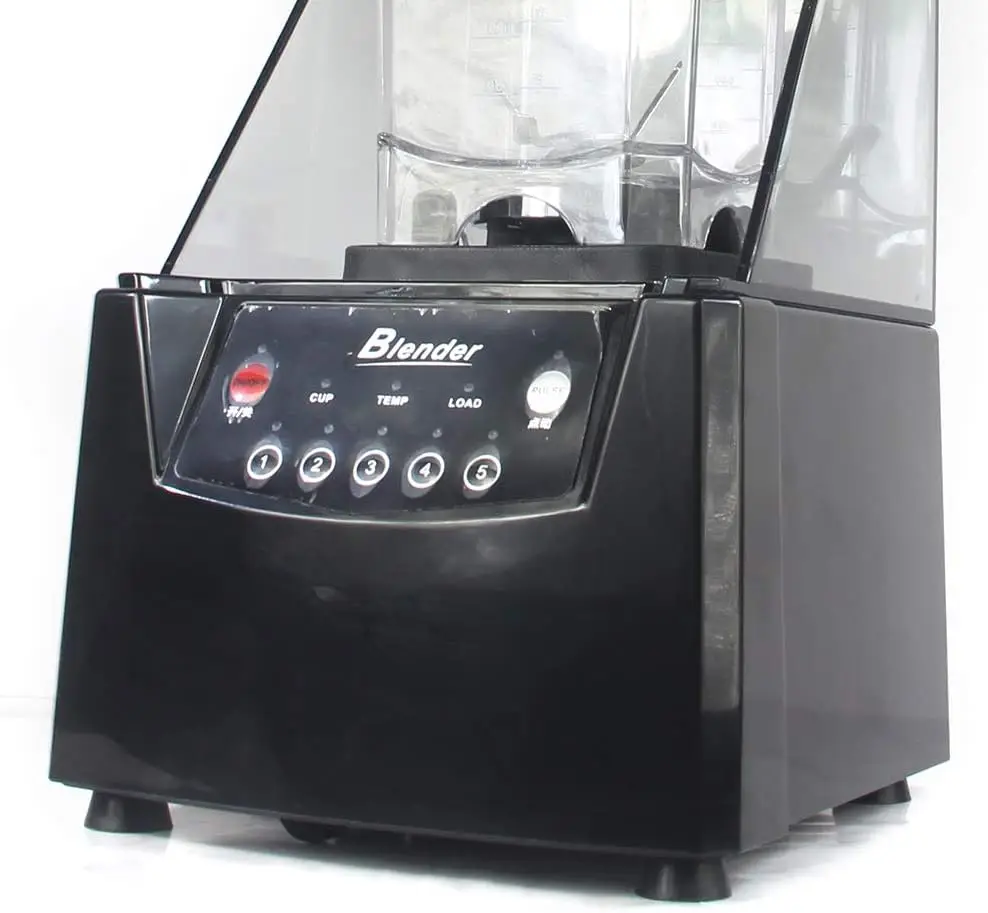 خلاطات للمطبخ، 2600 وات 1.8 لتر، خلاط تجاري عازل للصوت، صانع عصائر، خلاط كسارة الثلج، محمول متعدد الوظائف