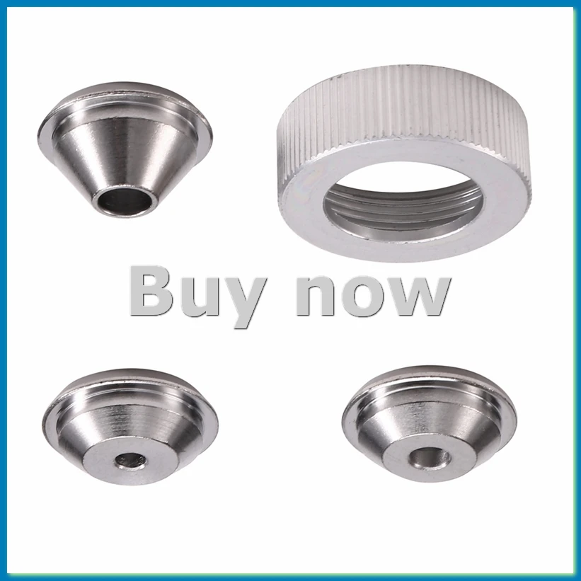 Texture Sprayer Orifice Tip Set,3 Nozzle Tips,Threaded Collar for Wal-Board Drywall Texture-Pro 200 Hopper Machine-ABLM