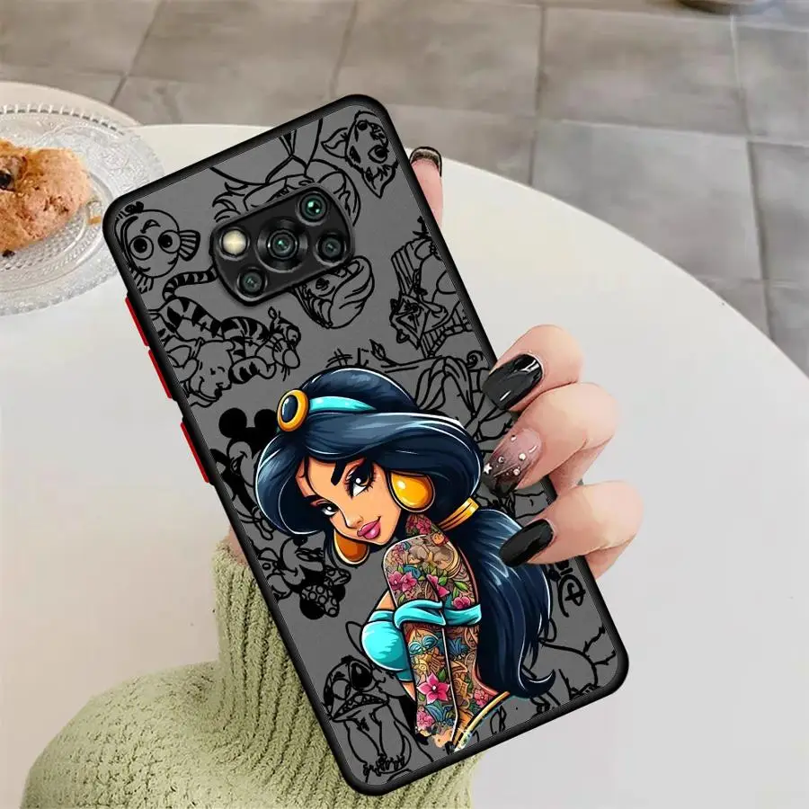Custodia per telefono Tattoo Ariel Princess per Xiaomi Poco X5 X3 X4 Pro X4NFC X3 NFC Cover morbida