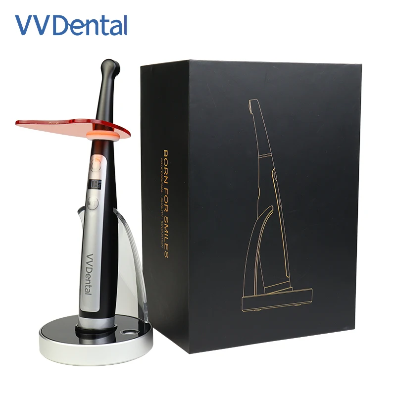 Dental Photopolymerize Dental Curing Light Cordless LED 1S Resin Cure Lamp Orthodontics Dentistry Polymerize 3200mW/c㎡