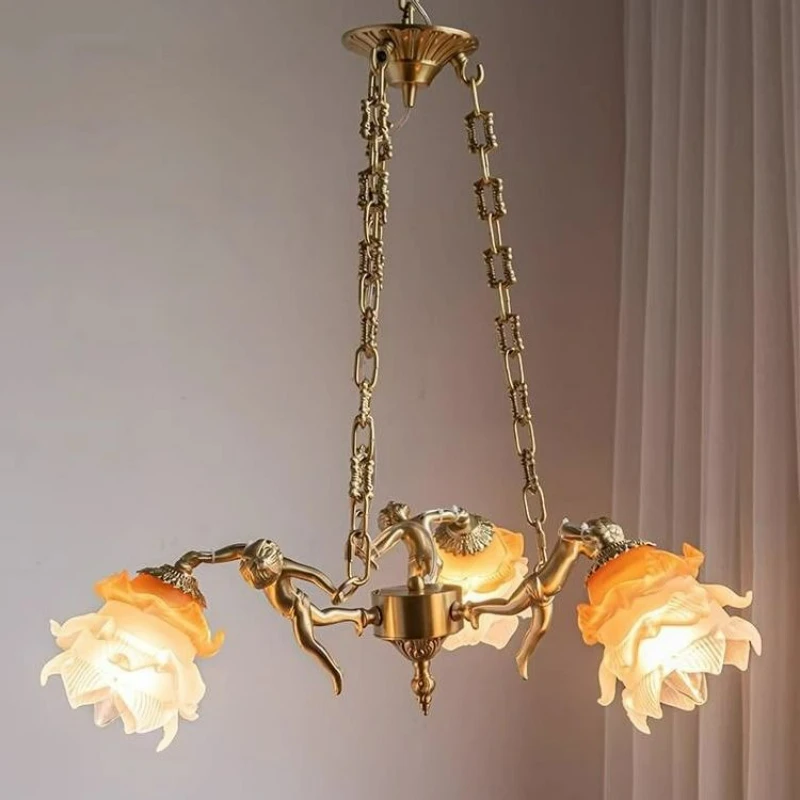 

Retro Minimalist LED Pendant Light for Restaurant Food Tables Bar Counter Bedroom Designer Chandelier Home Decor Light Fixture