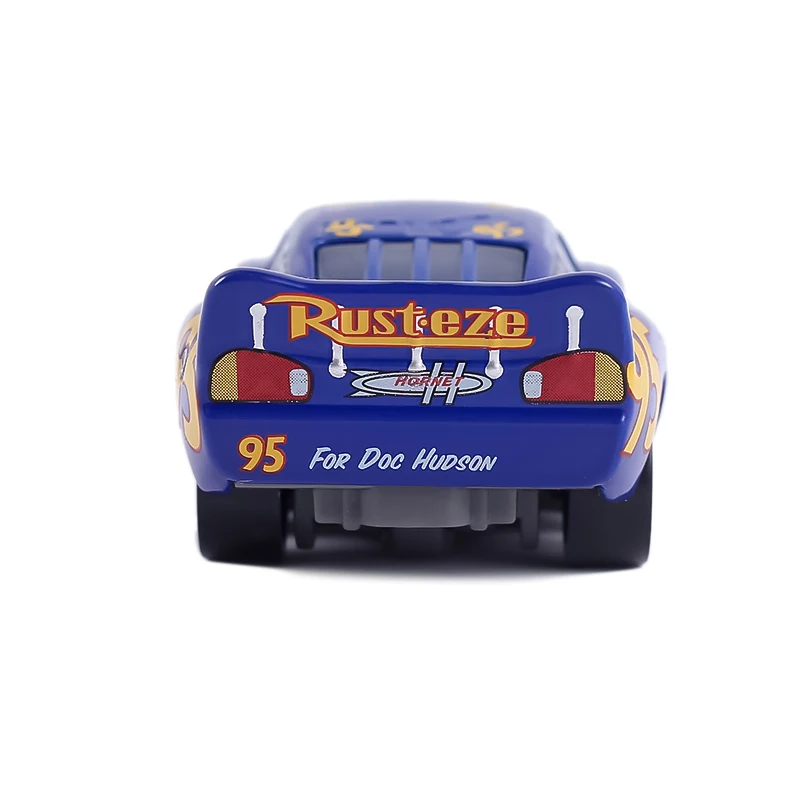 Disney Cars Pixar Cars 95-3rd Generation Blue Metal Diecast Toy Car 1:55 Lightning McQueen Boy Girl Gift Collection Toy