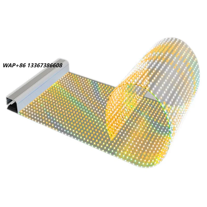 Easy Installing Led Flexible Transparent Crystal Film Display P4 P6 P8 P10 P16 P20 Led Film Screen for Window Glass