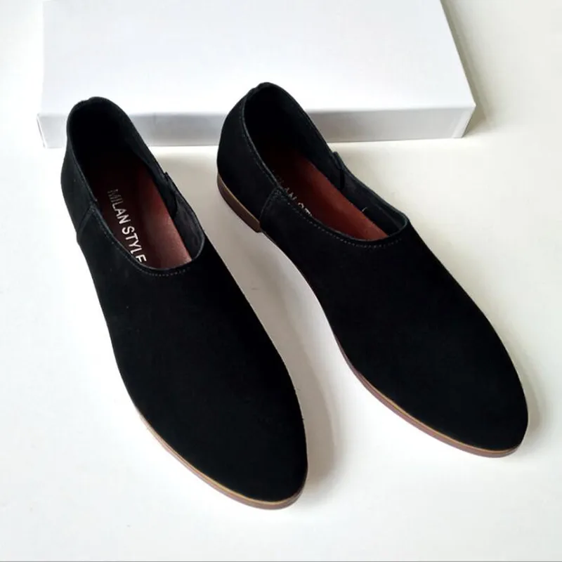 AIYUQI Ballet Flats Women's Shoes Genuine Leather Large Size 41 42 43 Pointed Toe Women's Loafers