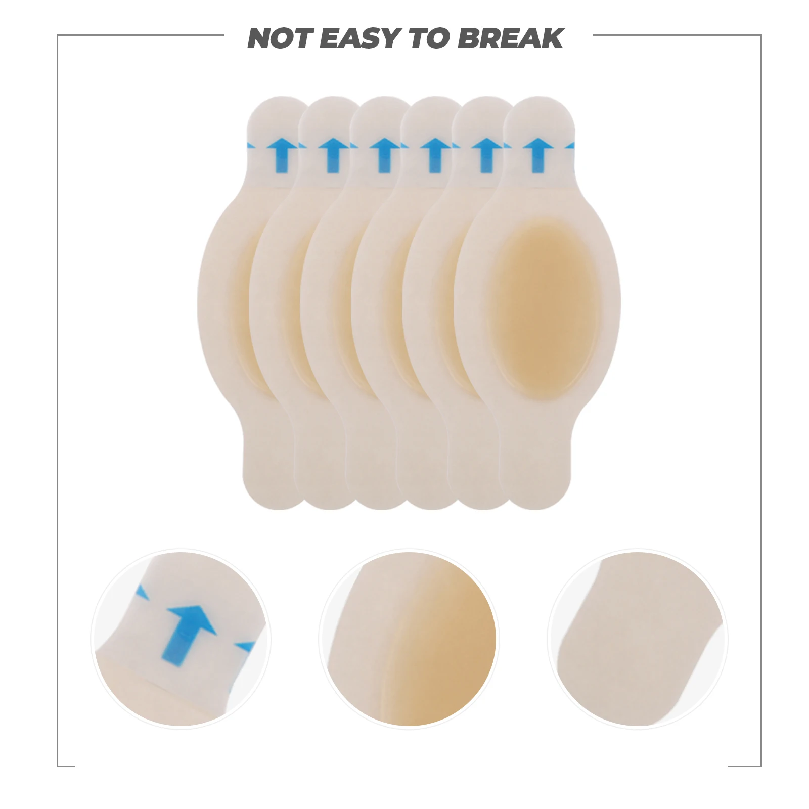

10Pcs Gel Blister Prevention Heel Stickers Foot Protector Anti-Sensitive Pads For Women