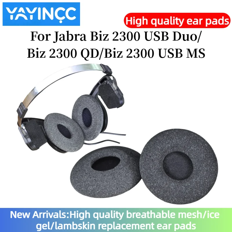 

YAYINCC Replacement Earpads Ear Cushion Cover For Jabra Biz 2300 USB Duo/Biz 2300 QD/Biz 2300 USB MS Gaming Headset Ear Pads