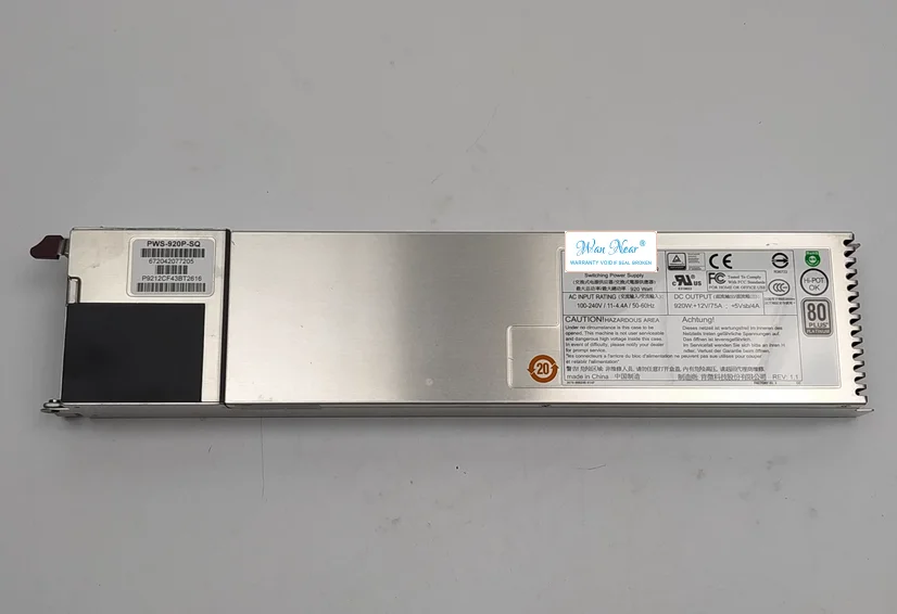 PSU For Supermicro PWS-902-1R 900W   PWS-920P-SQ  I840-G25  PWS-920P-1R 920W power module
