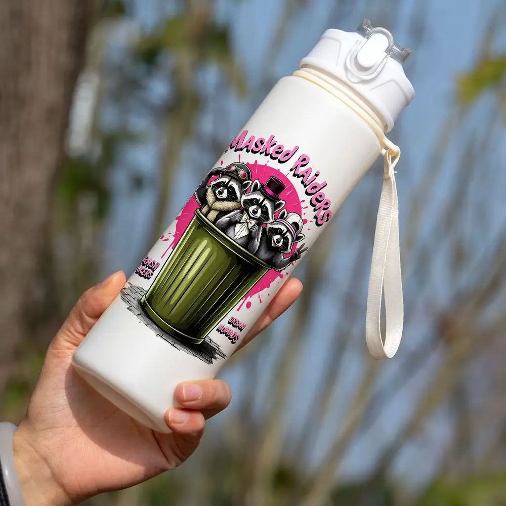 

Многоразовая прочная кружка для воды с мультяшным дизайном, без BPA, для кемпинга, дома, школы, в подарок для семьи и друзей