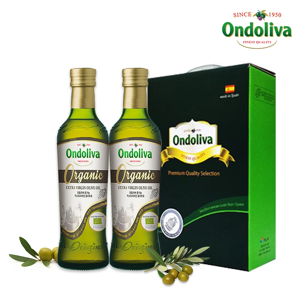 Organic Extra Virgin Olive Oil 500ml 2P Set