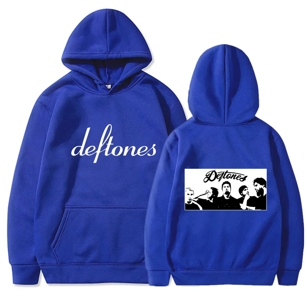 2025 DEFTONES Pullover Sweatshirt  Autumn and Winter Hoodie Men's  Casual Fashionable Trendy  Warm Sweatshirt Men's clothing