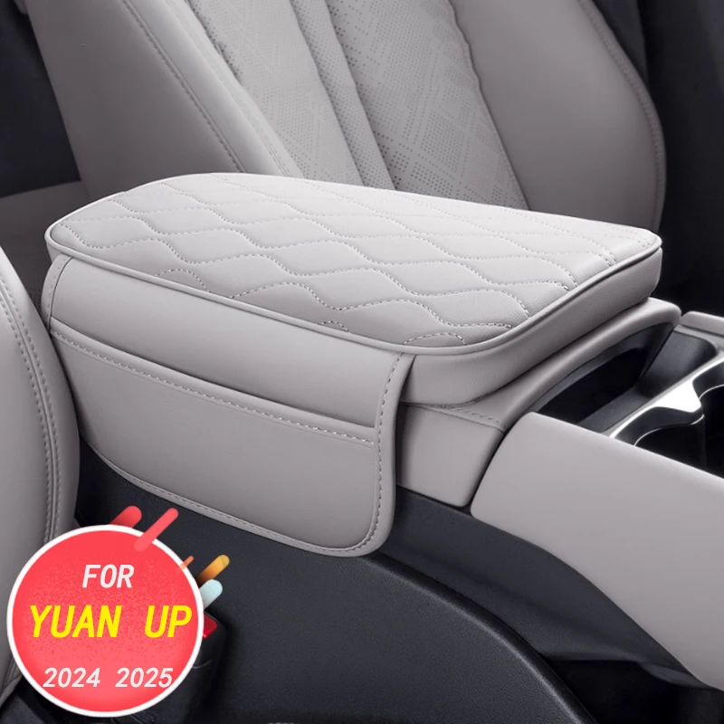 Car interior decoration accessories, armrest box, height pad, storage bag for BYD YUAN UP PRO EV 2024 2025