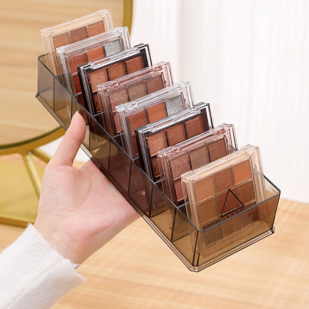 

Transparent cosmetics display rack 8 grid lipstick box cosmetics data cable storage box nail polish eyebrow pencil display rack