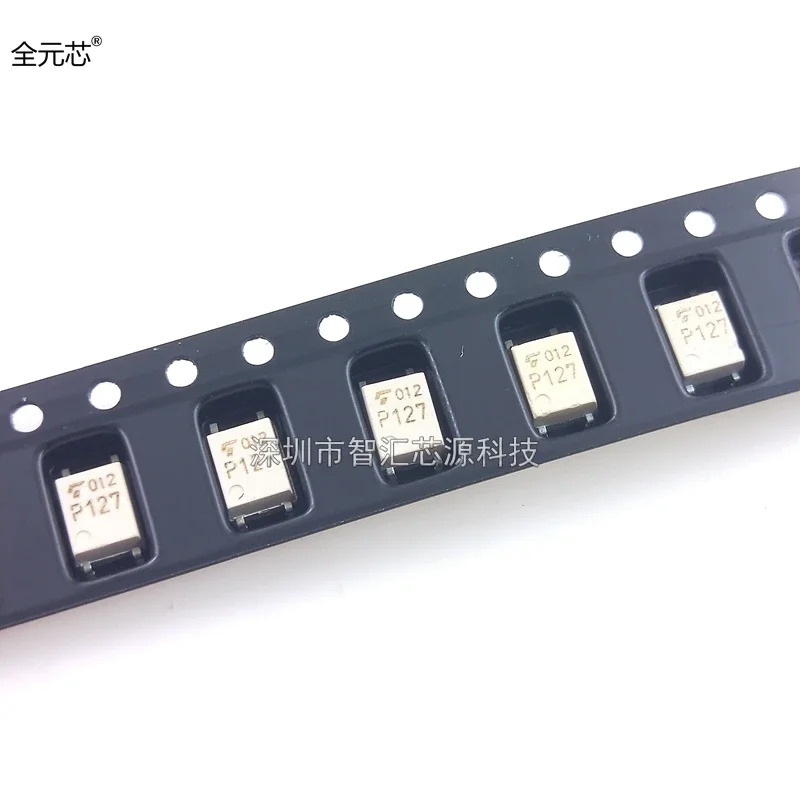 10PCS/LOT P127 TLP127 Optocoupler patch four legs SOP-4 Darlington output isolation optocoupler