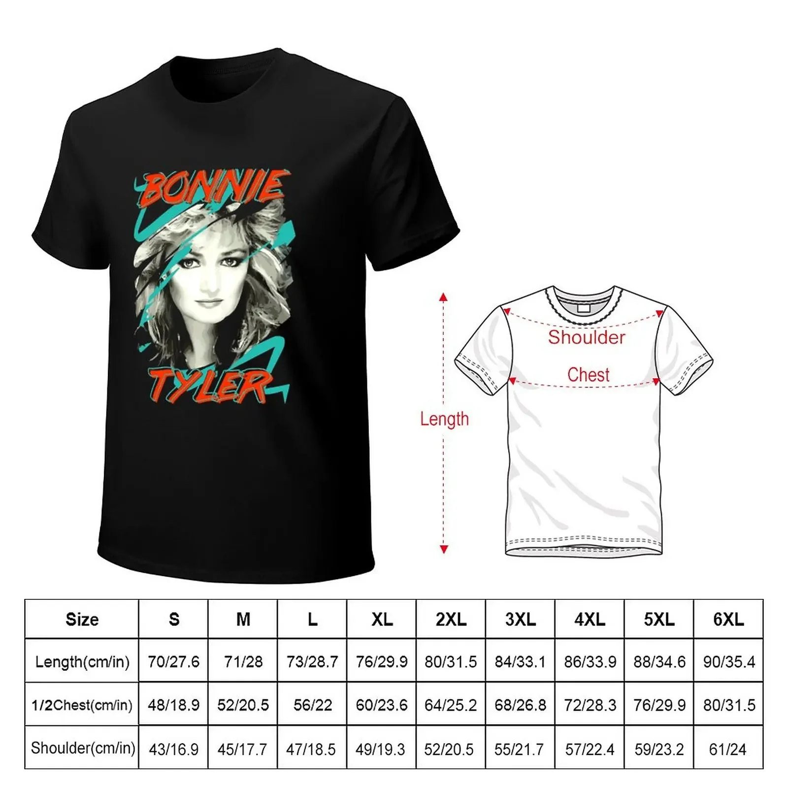 Bonnie Tyler T-Shirt customs shirts graphic tees black t-shirts for men