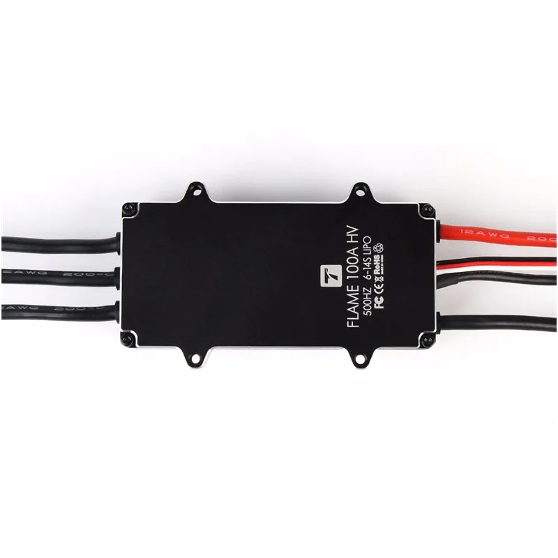 FLAME 100A 14S RC Controlador de velocidade sem escova bldc elétrico para RC Multicopter uav