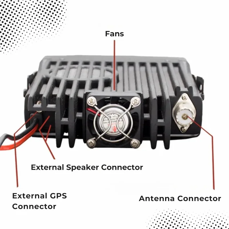 AT-D578UVIII Plus DMR Radio móvil aficionado de tres bandas Radios bidireccionales›Radio bidireccional