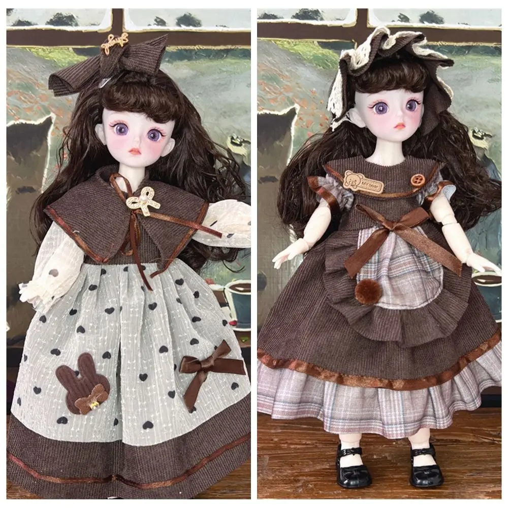 1/6 SD 30cm Bjd Doll Clothes Exquisite Elegant Dress Up Dolls Clothes Multi-style Polka Dot Skirt Ball Joint Doll Clothes