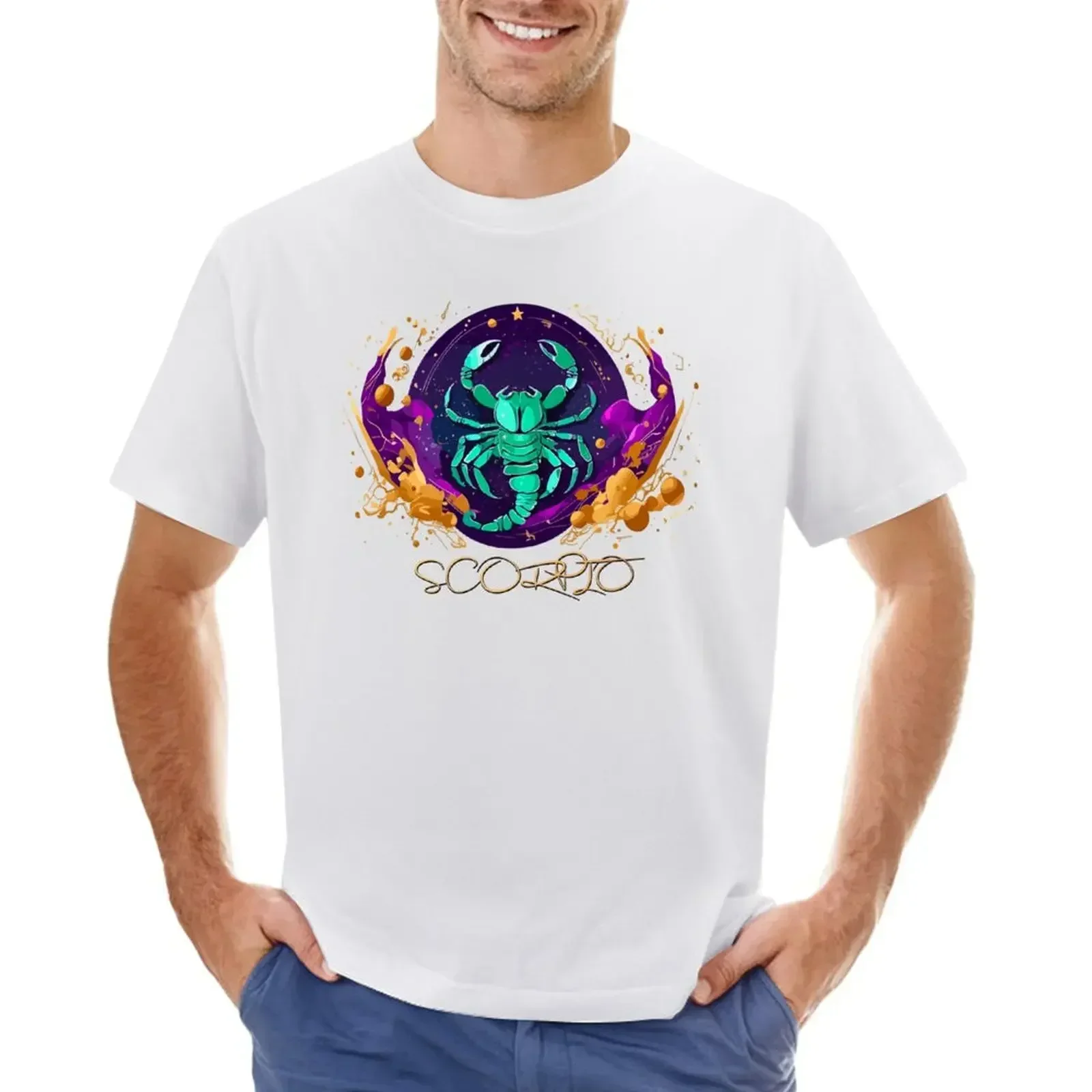 Astrological Sign: Scorpio T-Shirt sports fans quick-drying boys whites mens clothing