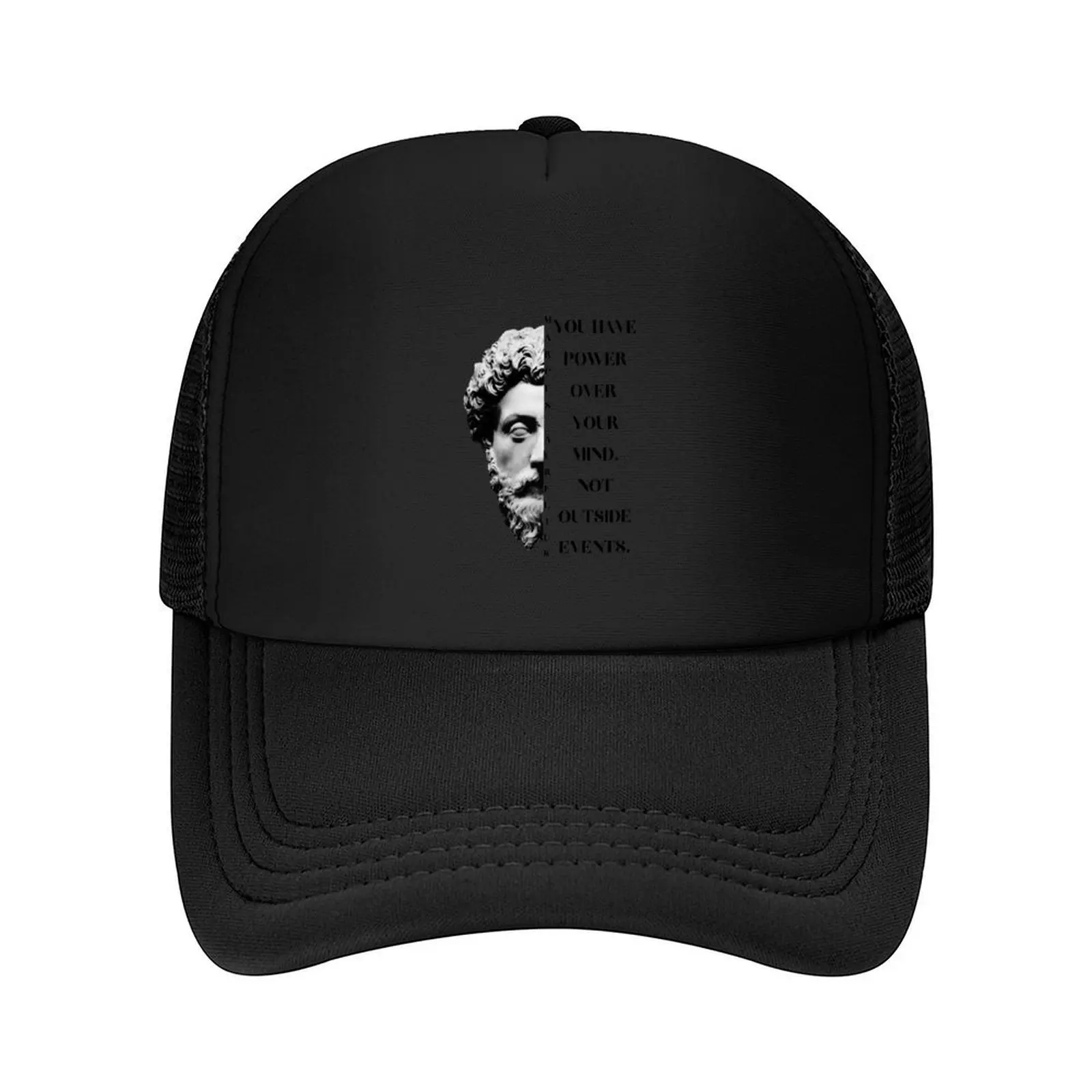 

Marcus Aurelius Stoic Baseball Cap Big Size Hat Streetwear |-F-| designer cap Women Caps Men's