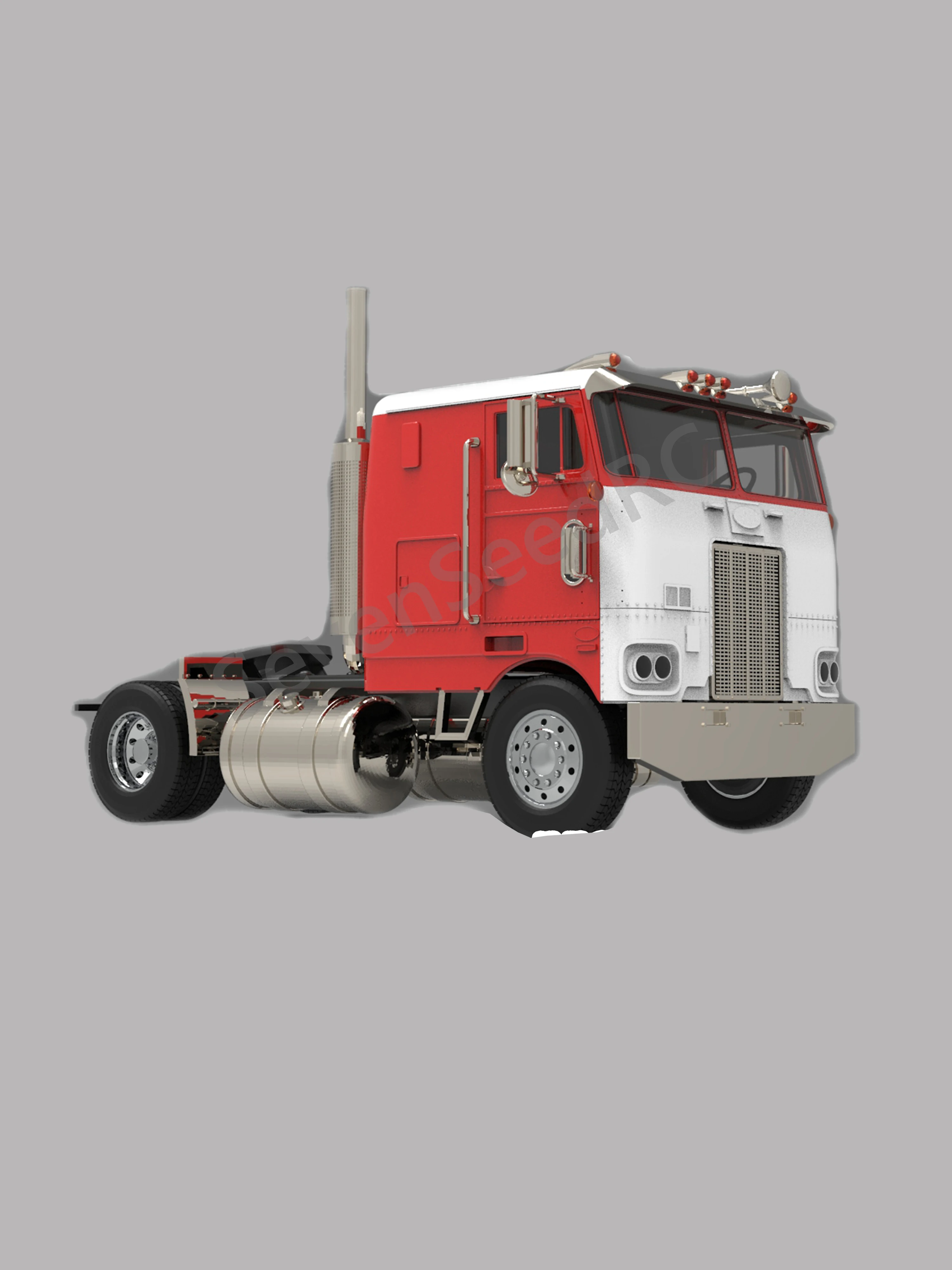 3d Printed Truck Cab Kit Peterbilt 352 1/14 For Fmx Static Dot Model JDM-110 Tamiya Lesu Lxy Scaleclub