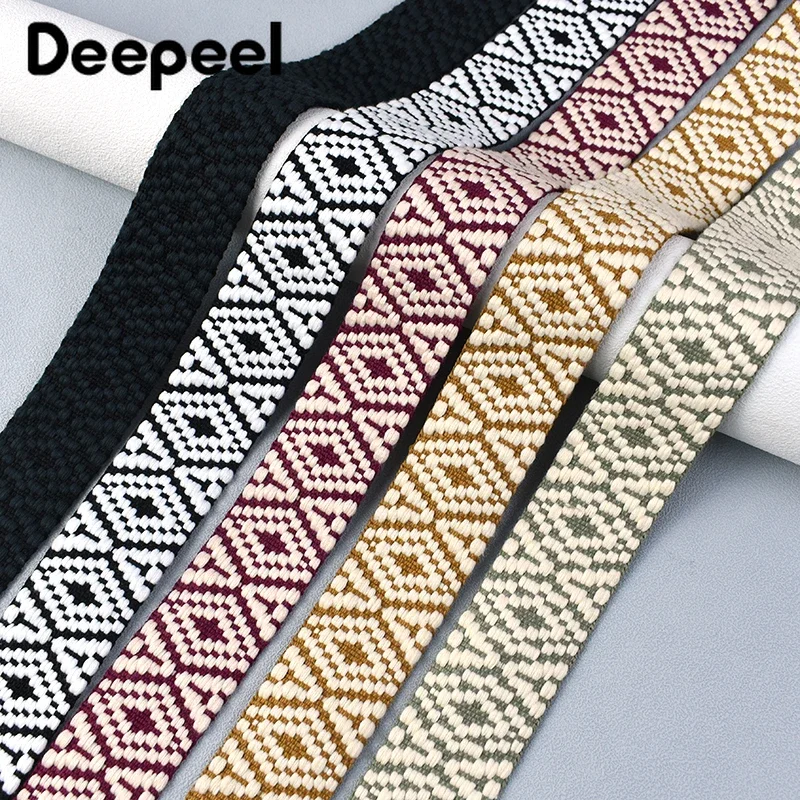 

2Meters Deepeel 38mm Colored Nylon Webbing 2mm Thick Ribbon Belt Clothing Bag Backpack Strap DIY Sewing Decoration Accessory