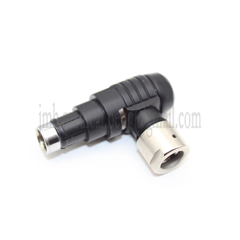 Compatible Fischer 102 0F 2 3 4 5 7 9Pin Waterproof IP68 Adjustable Right Angle Male Plug Push-pull Self-locking Connector