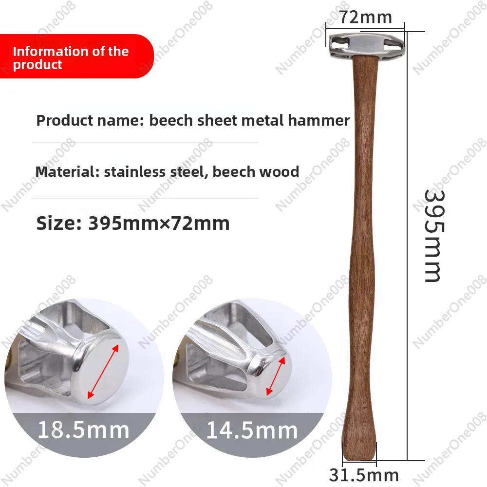 

Professional Auto Dent Repair Kit - Car Body Panel Puller Tools with Stainless Steel Hammer for Paintless Dent Removal