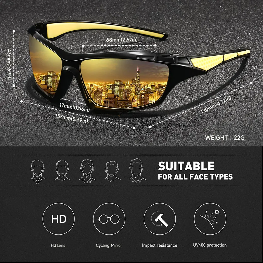 Fashion UV400 Safety Goggles Cycling Glasses Men Women Bike Sunglasses Bicycle MTB Eyewear Outdoor Sport Eyeglasses