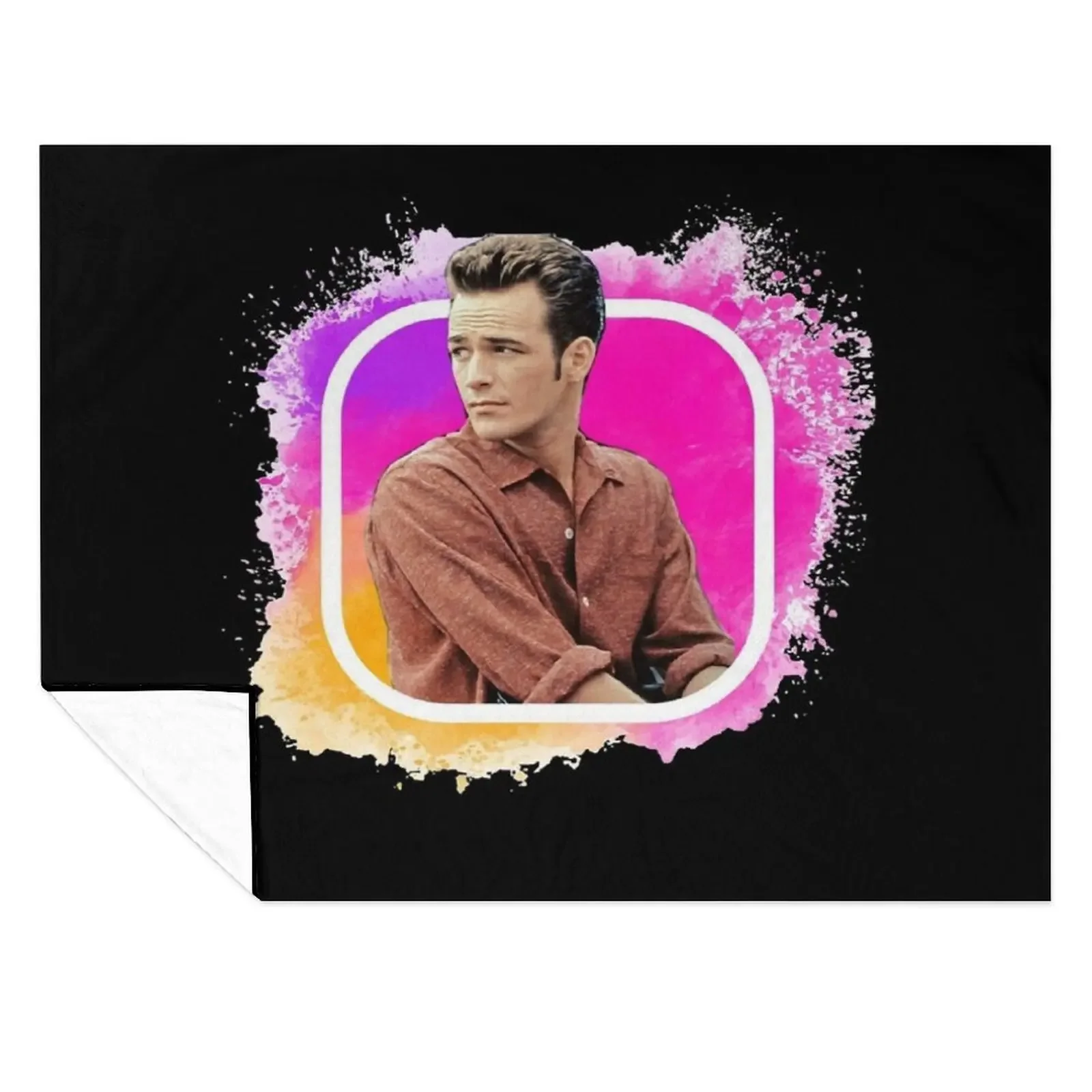 

Vintage Luke Perry Christmas Throw Blanket Blankets Sofas Of Decoration christmas decoration Sofa Throw Quilt Blankets