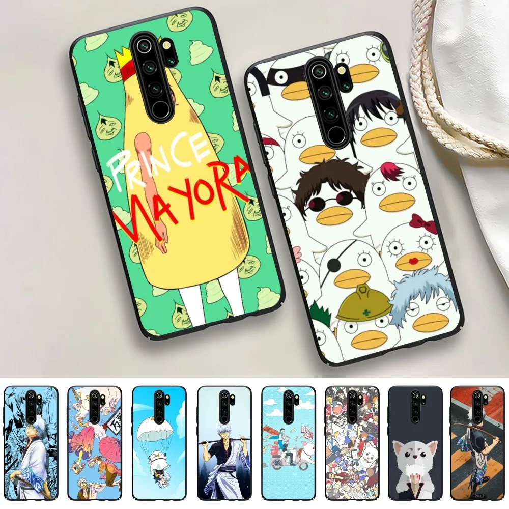 GINTAMA amine Phone Case For Redmi Note 4 X 5 A 6 7 8 T 9 9S 10 11 11S 11Epro Poco M3 pro