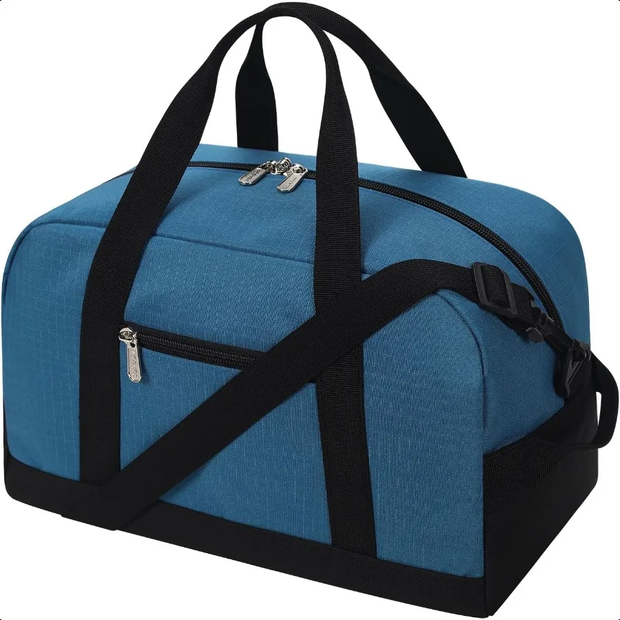 

Small Gym Bag 14 inch lightweight Carry On Mini Duffel Bag for Travel Sport Blue
