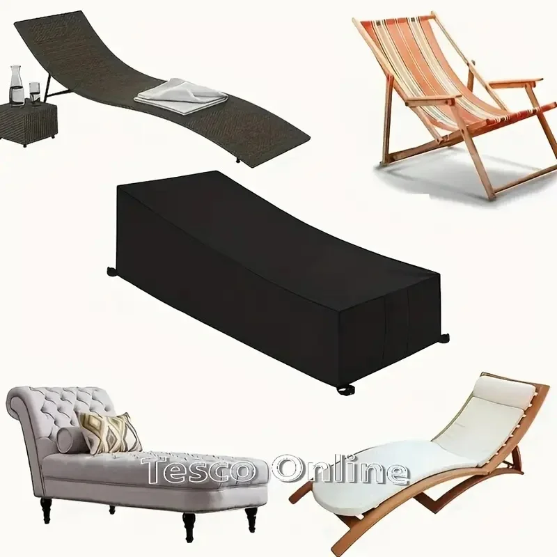 أغطية كراسي الصالة الخارجية شديدة التحمل - قماش أكسفورد متين، حماية لجميع المواسم في الفناء وجانب حمام السباحة، غطاء أثاث الفناء #3