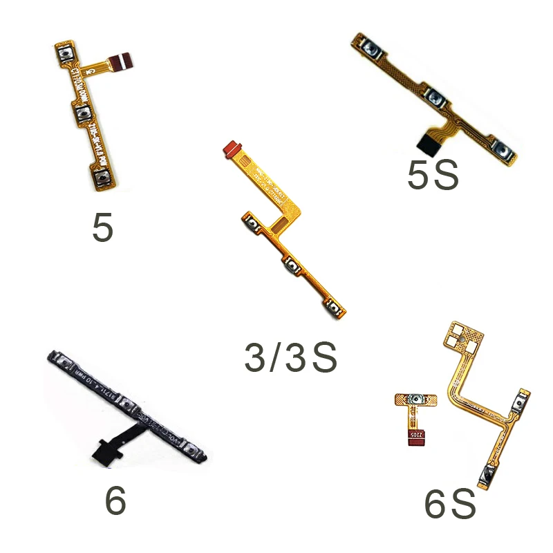 Volume Button For Meizu Meilan 3 3S 5 5S 6 6S Flex Cable Swith on off Power Sound Button On Off Key  