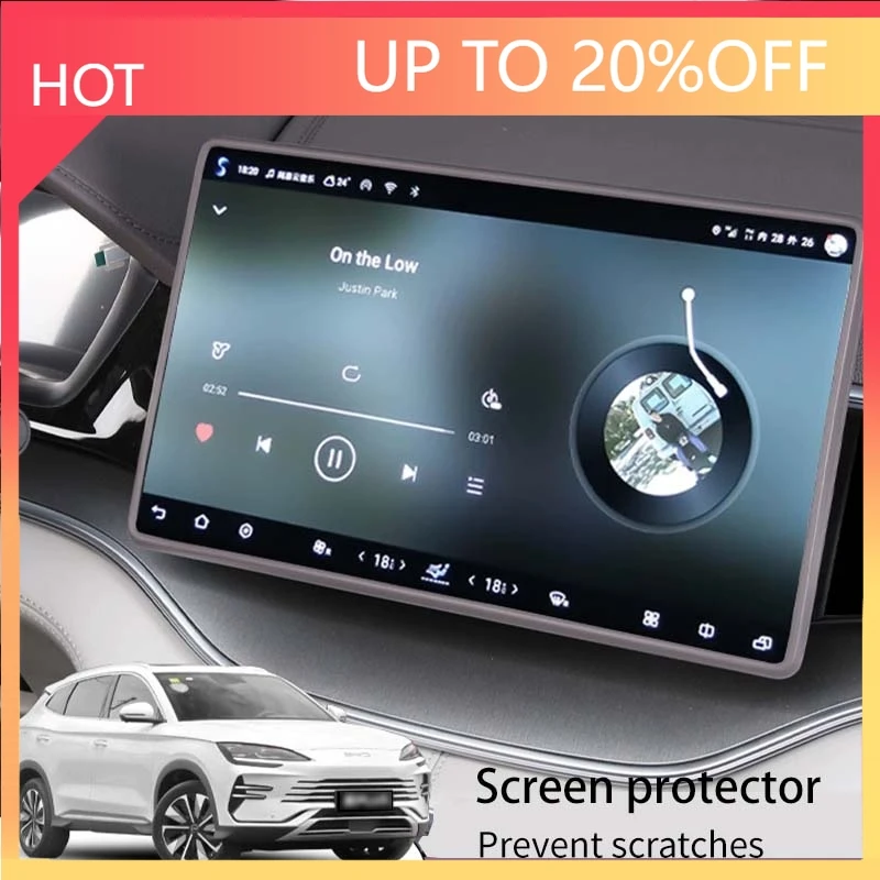 NEW1 For Byd Song Plus Seal U Dmi Ev 2025 Car Screen Protector Case Waterproof Silicone Cover Anti-slip Shock absorption Accesso