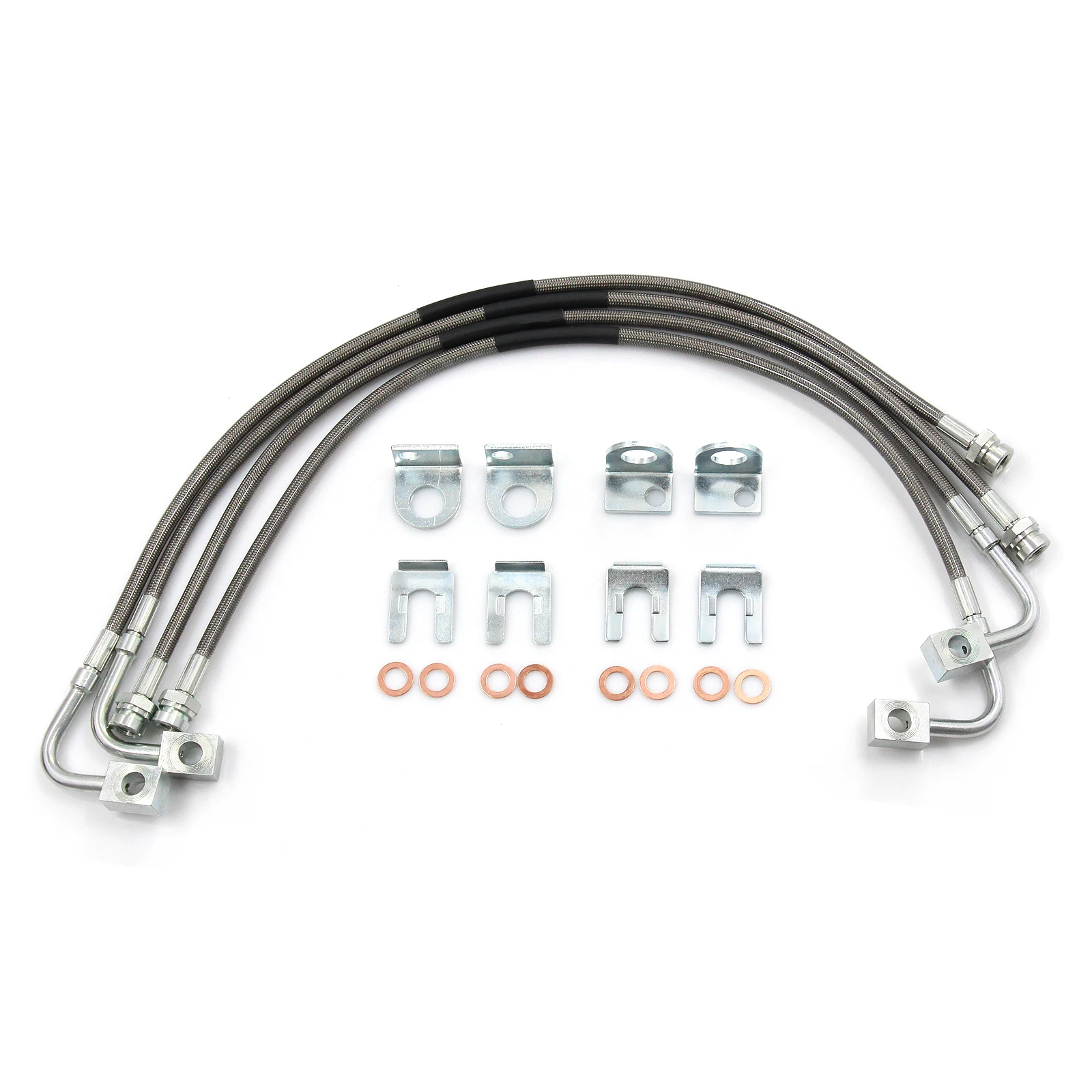 89716 Stainless Brake Lines for Jeep Wrangler JK 2007-2018