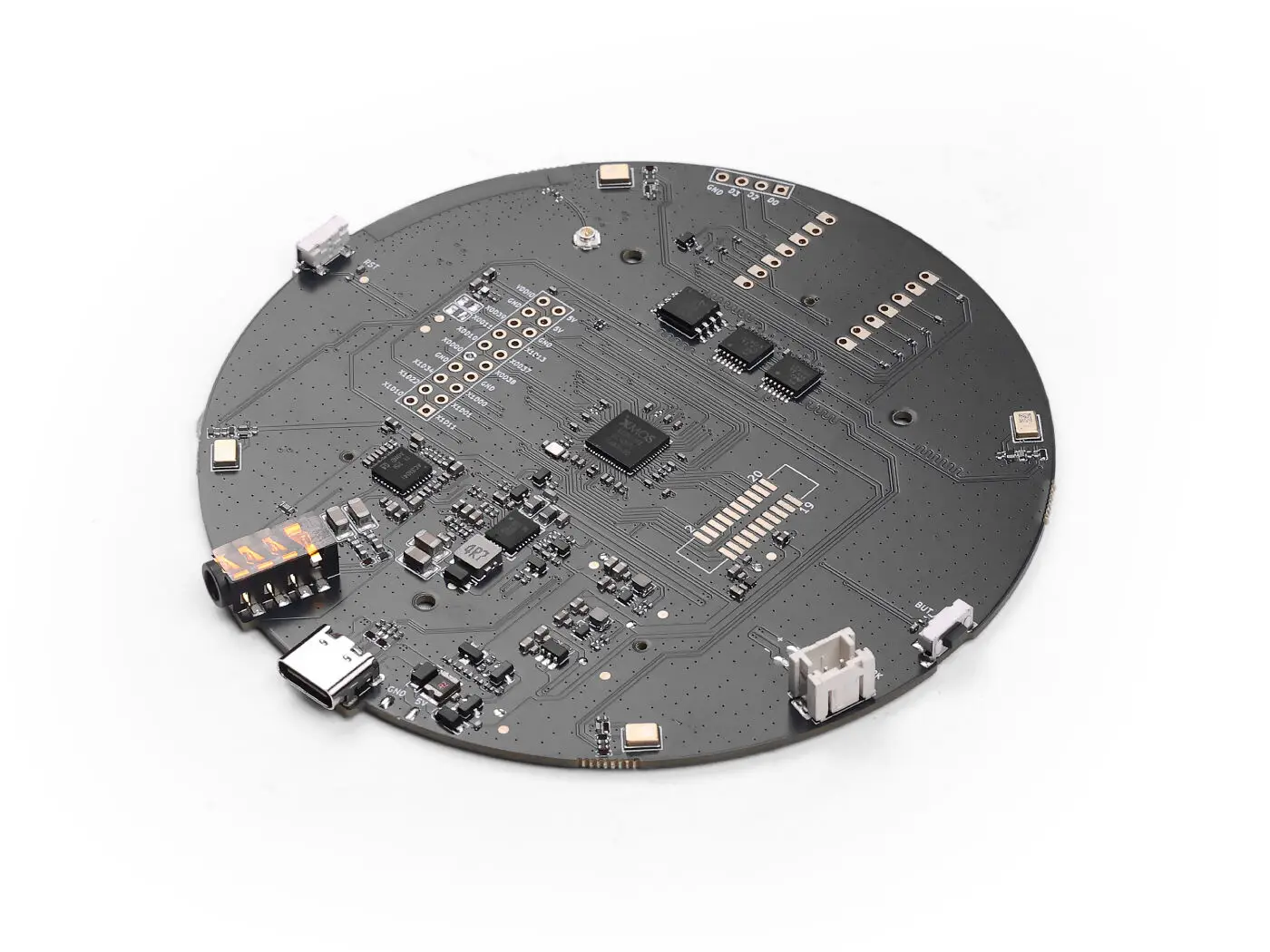 TopElec Seeed ReSpeaker XMOS XVF3800/XVF3000 AI-powered 4-Mic Array, For Clear Voice In Noise, AEC AGC DoA VAD, 5m 360° Voice Pi