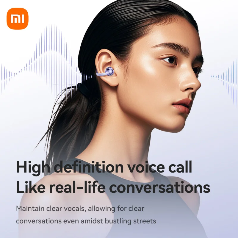 XIAOMI New M91 TWS Wireless Earbuds Bluetooth5.4 ENC Noise Reduction EarClip Headphone Sports Waterproof Headet